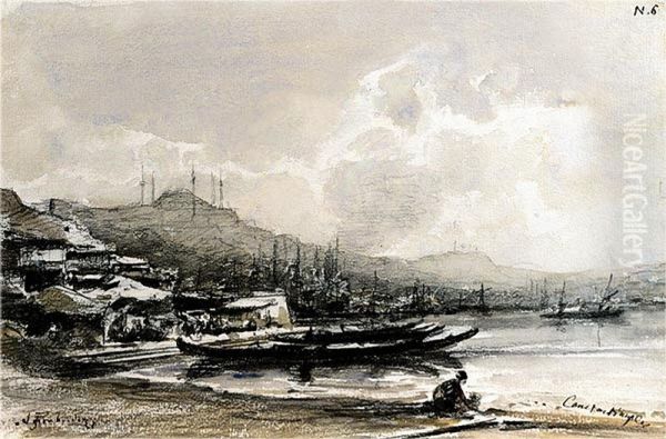 Constantinople Oil Painting by Alexey Bogolyubov