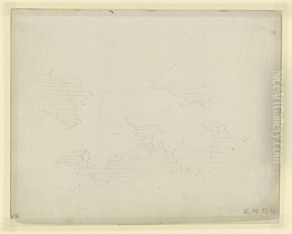 Wolkenstudien Oil Painting by Caspar David Friedrich