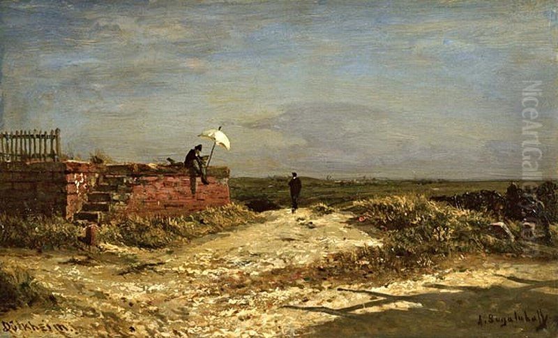 Durkheim (4) Oil Painting by Alexey Bogolyubov