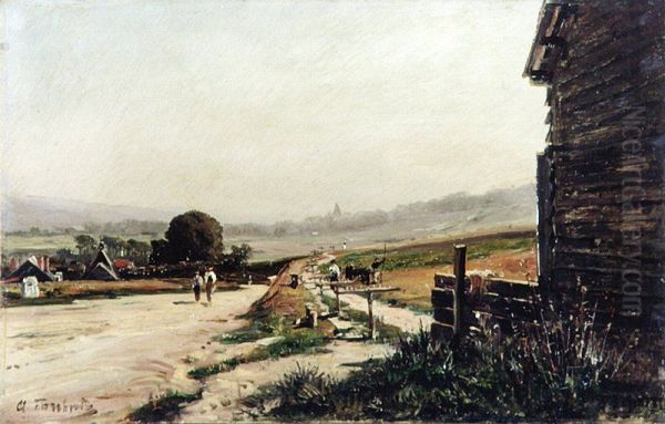 Treport (2) Oil Painting by Alexey Bogolyubov