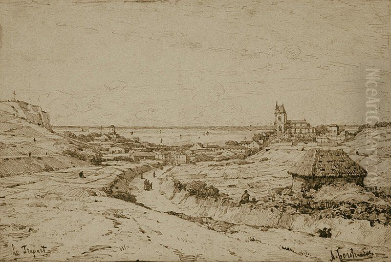 Treport. Morning Oil Painting by Alexey Bogolyubov