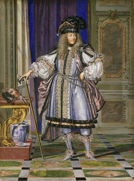 Louis XIV in Costume Oil Painting by Joseph Werner the Younger