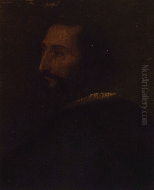 Portrait of Ludovico Ariosto Oil Painting by Dosso Dossi