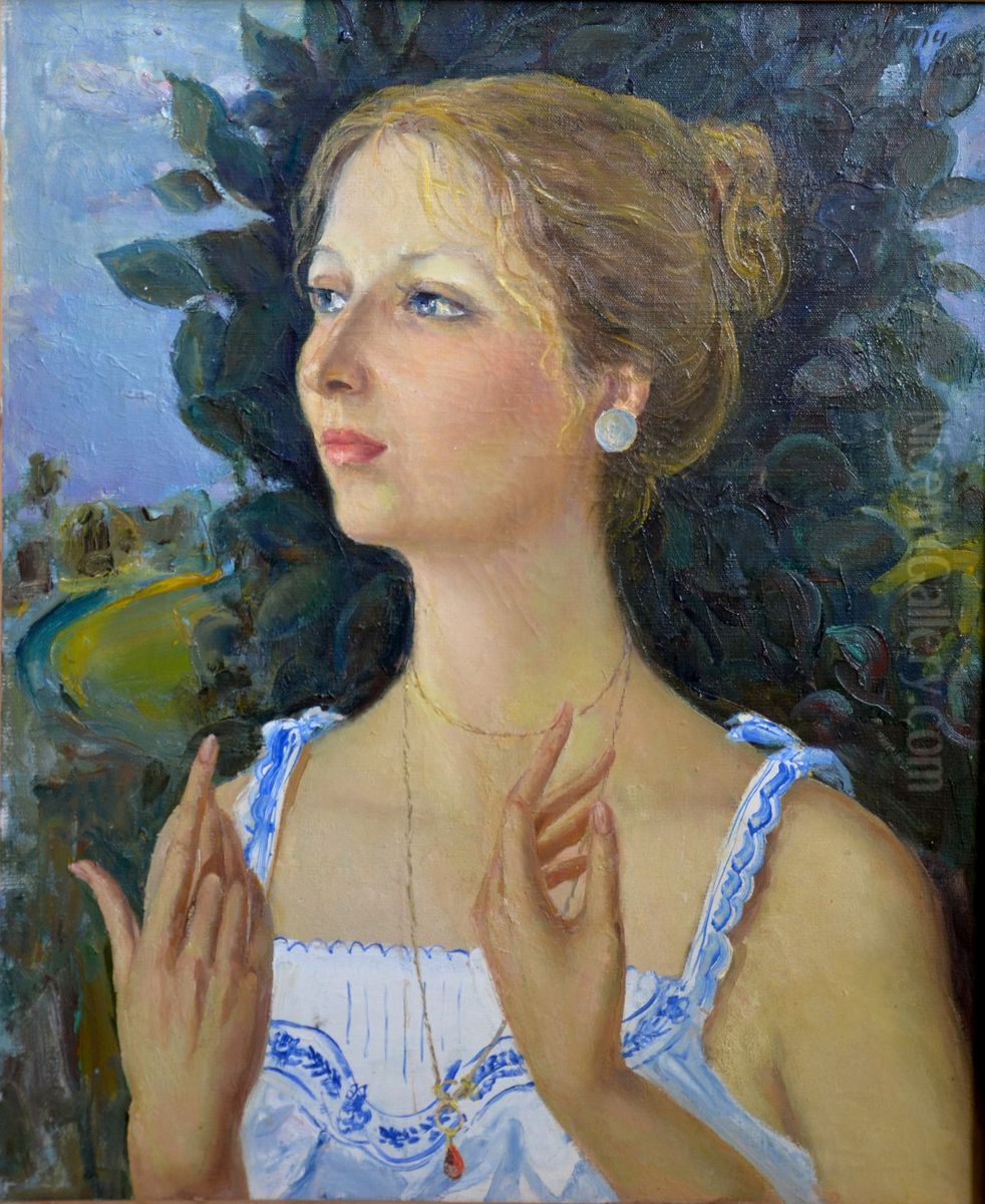 Inspiration Oil Painting by Aliaxey Kuzmich