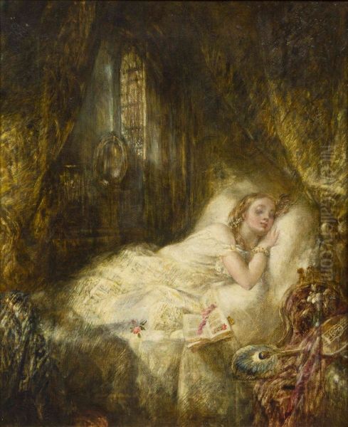 Cymbeline Oil Painting by Alfred Woolmer