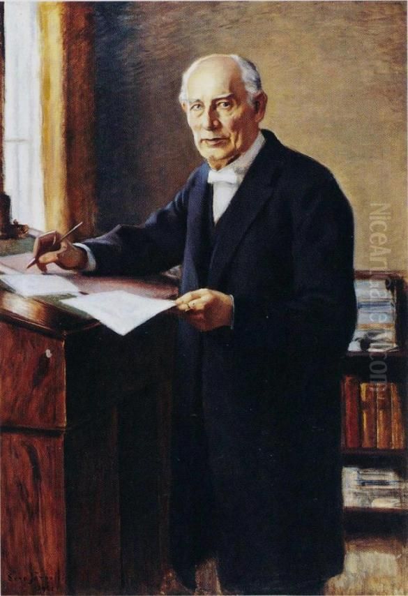 Alfred Kihlman Oil Painting by Eero Jarnefelt