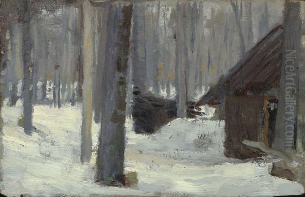 La vieille cabane Oil Painting by William Brymner