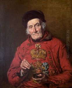 Portrait of William Timms, the Waterman, aged 95