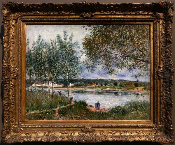 il sentiero del vecchio traghetto Oil Painting by Alfred Sisley