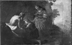 Isaac blessing Jacob