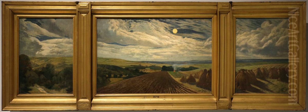 Maneschijn Oil Painting by Leon Frederic