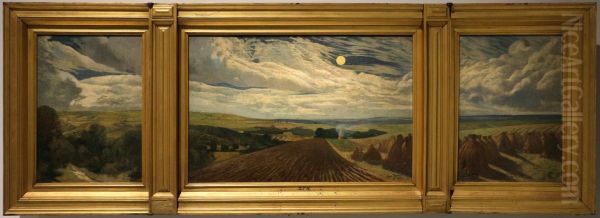 Clair de lune Oil Painting by Leon Frederic