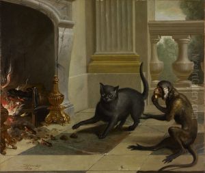 The cat and the monkey (from La Fontaine)