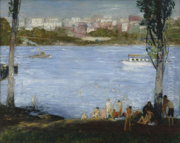Summer City Oil Painting by George Bellows