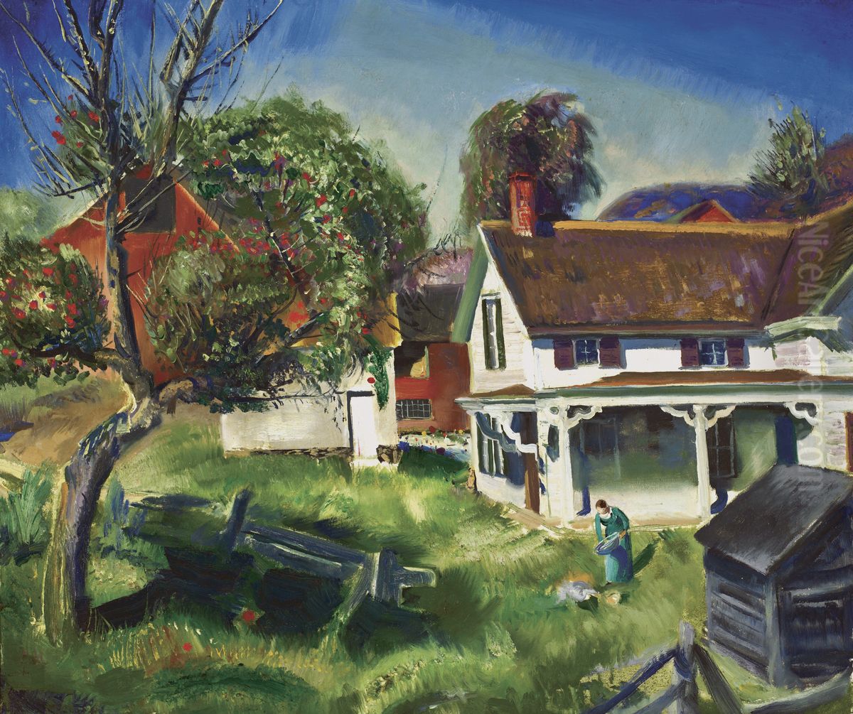 Jim Twadell's Place Oil Painting by George Wesley Bellows