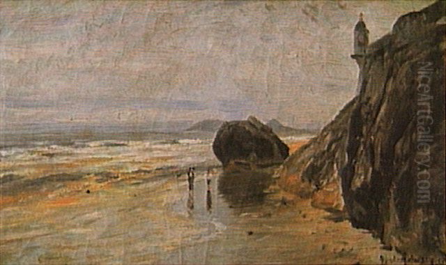 Ilha do Mel Oil Painting by Alfredo Andersen