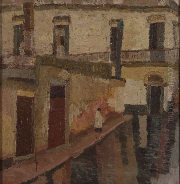 Lluvia Oil Painting by Alfredo De Simone