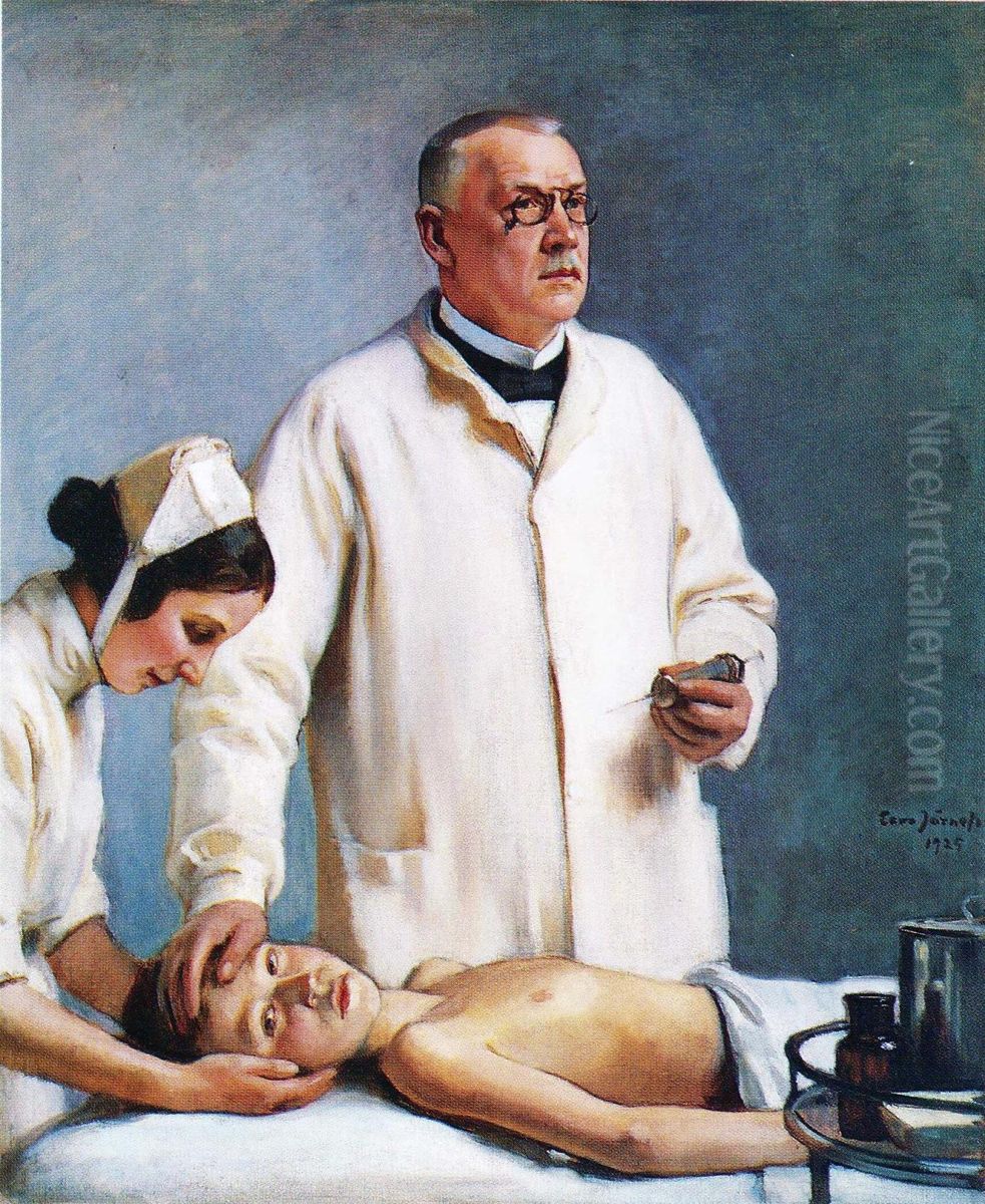 Ali Krogius Oil Painting by Eero Jarnefelt
