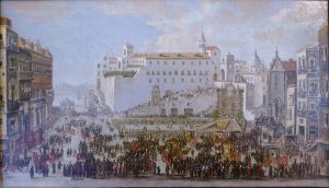 Procession of Corpus Christi in Naples