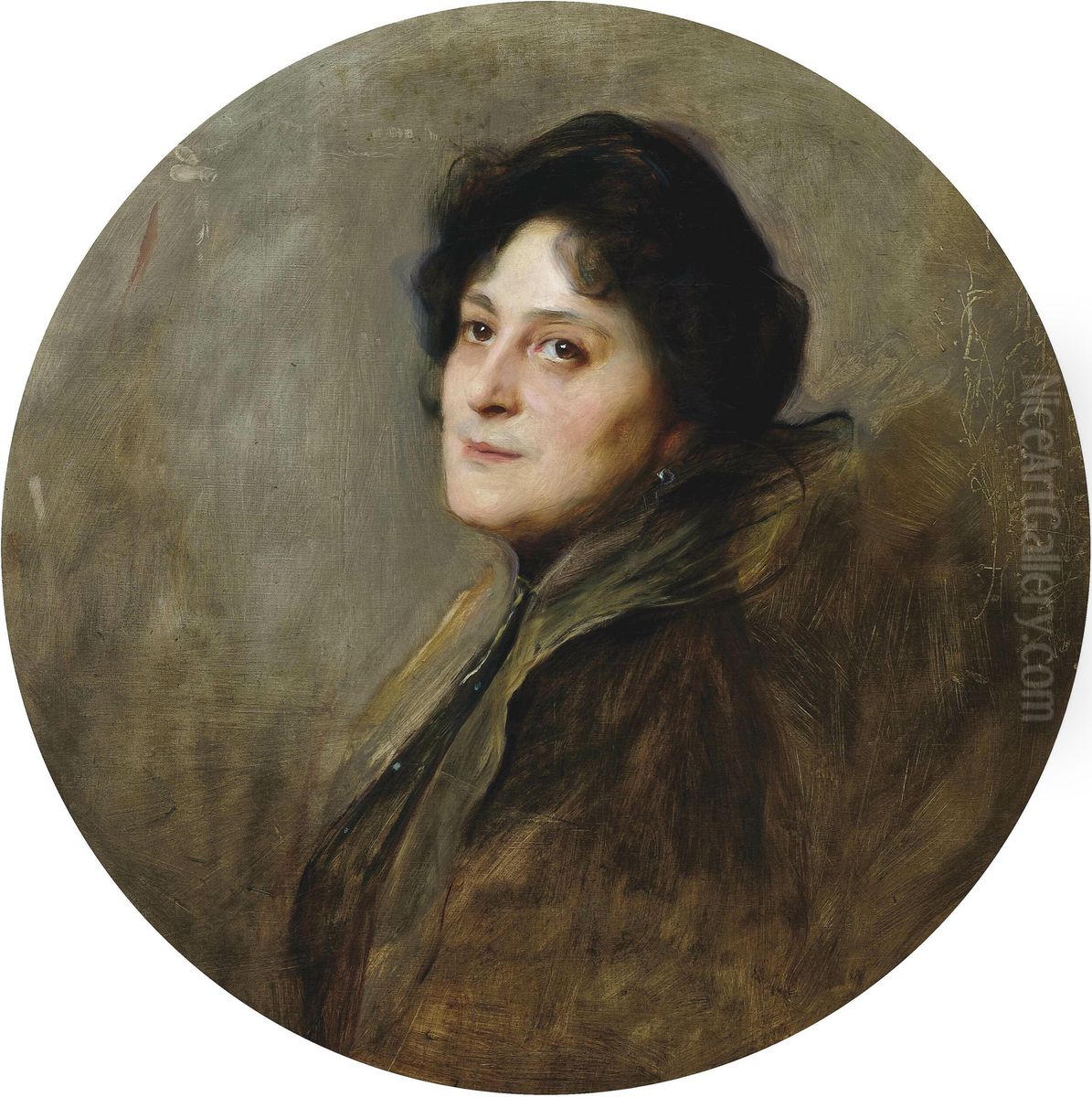 Baronesse Wolff von Stomersee, nee Alice Barbi Oil Painting by Philip de Laszlo