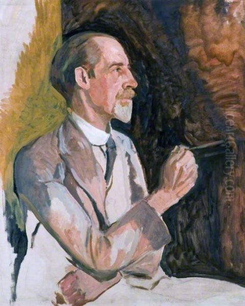 Self portrait Oil Painting by Algernon Talmage