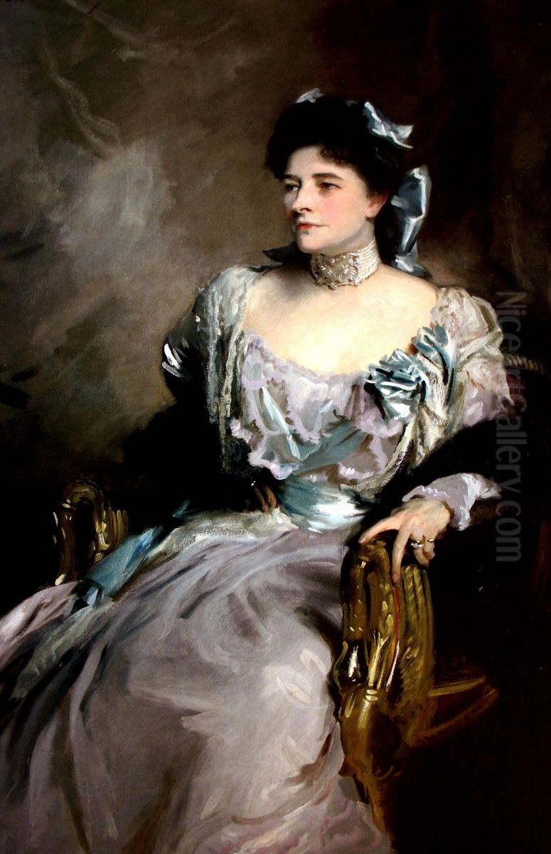 Alice Wernher born Alice Sedgwick Mankiewicz Oil Painting by John Singer Sargent