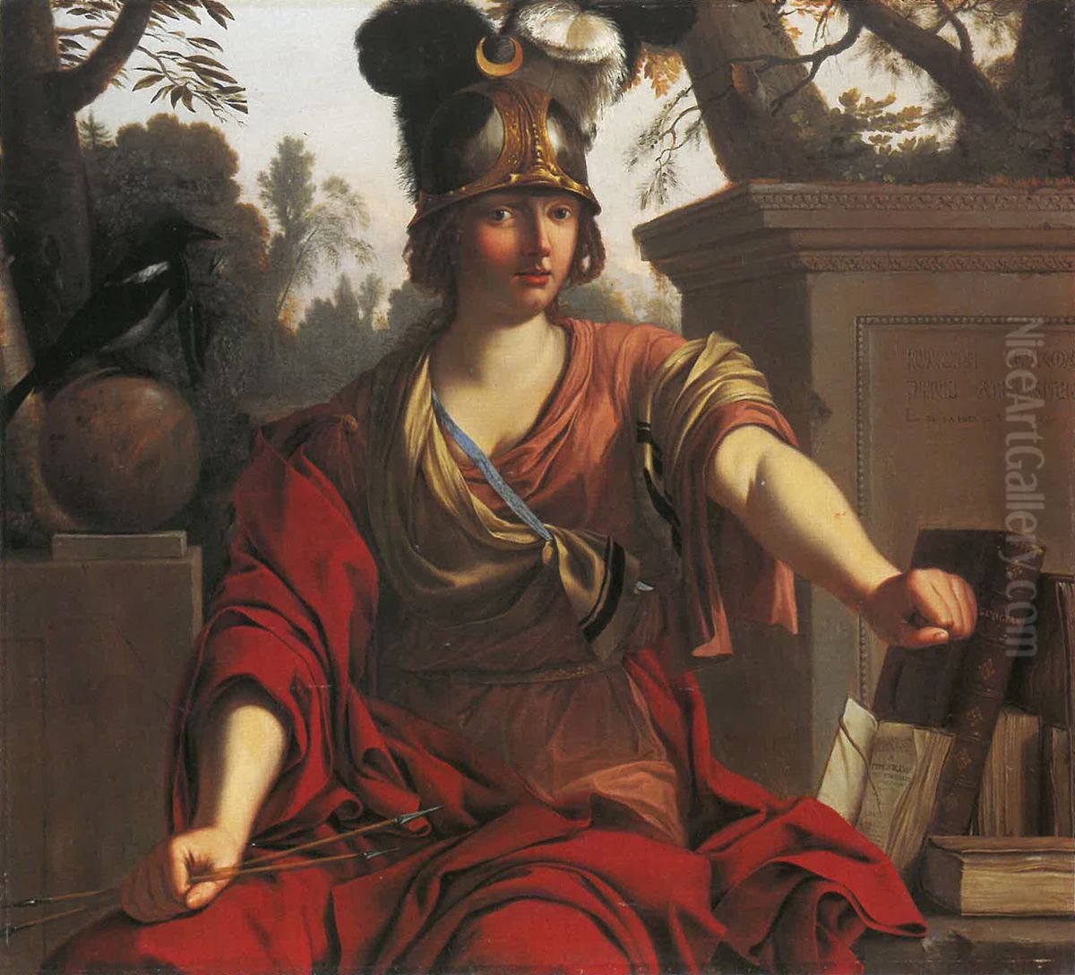 Allegory of Dialectic Oil Painting by Laurent De La Hyre