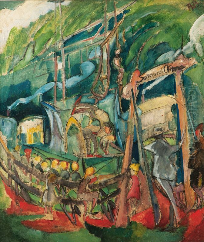 Sommertheater Oil Painting by Alma del Banco