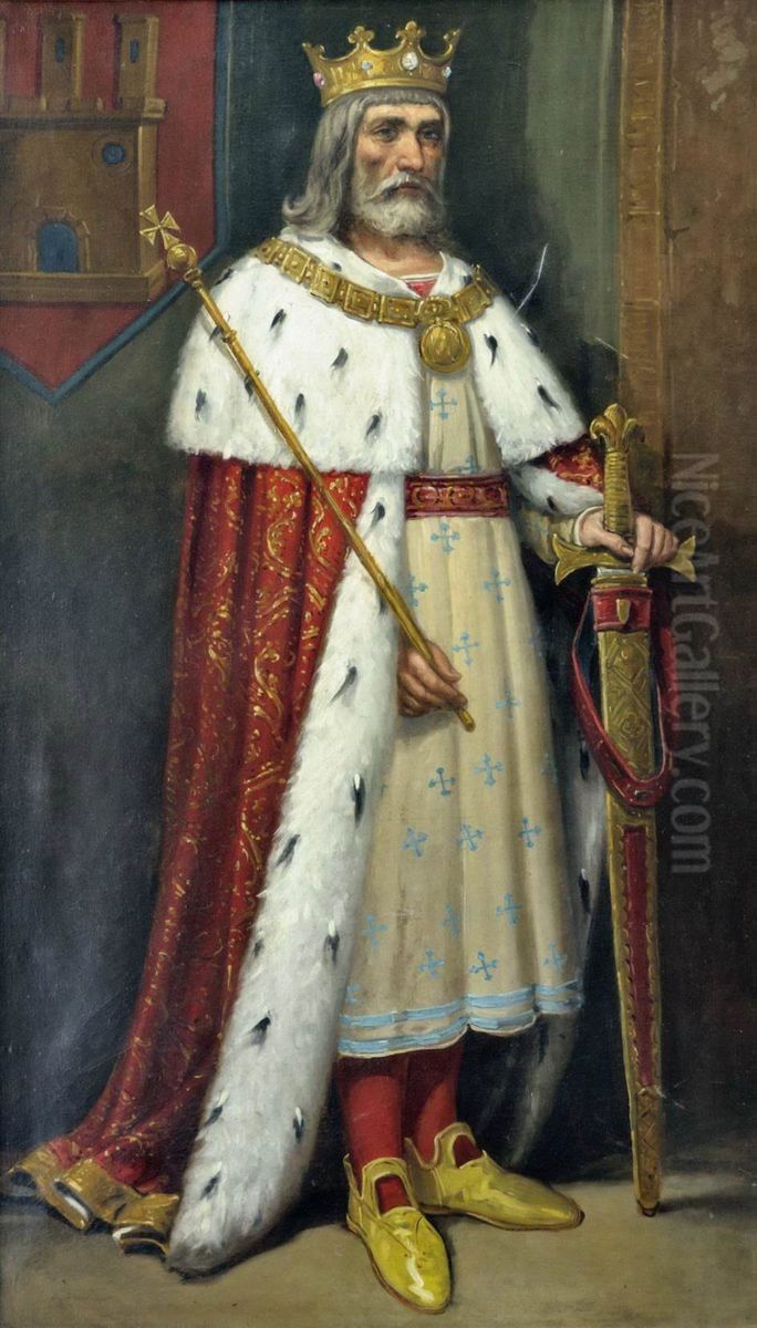 Alfonso VIII de Castilla Oil Painting by Jose Maria Rodriguez De Losada Alfonso VIII de Castilla Oil Painting by Jose Maria Rodriguez De Losada