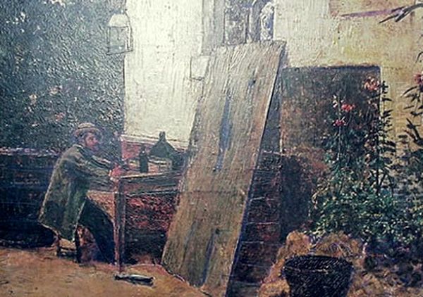 One more glass Oil Painting by Jose Ferraz De Almeida Junior