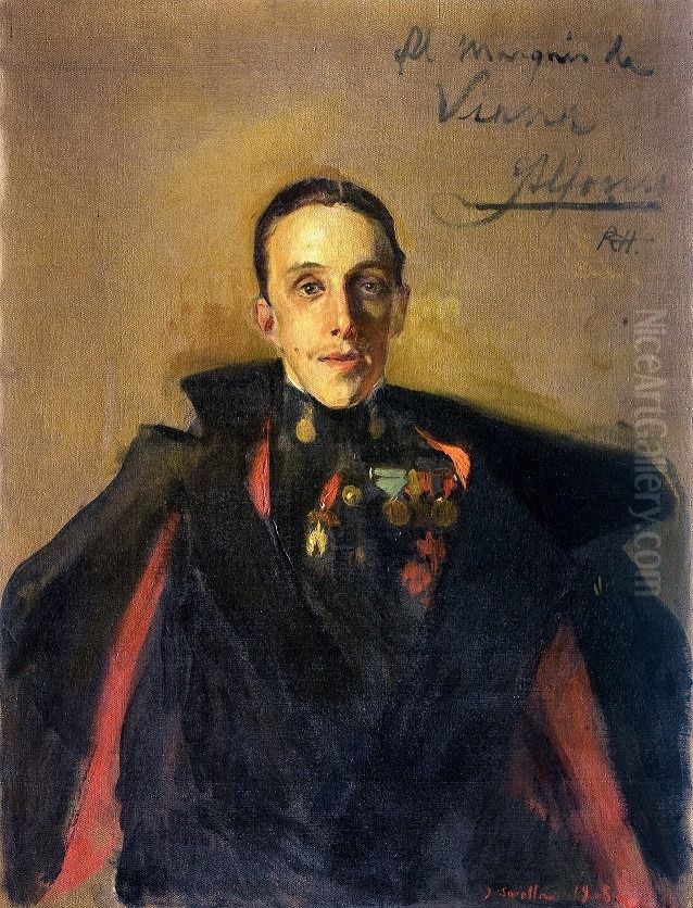 Alfonso XIII de Espana Oil Painting by Joaquin Sorolla