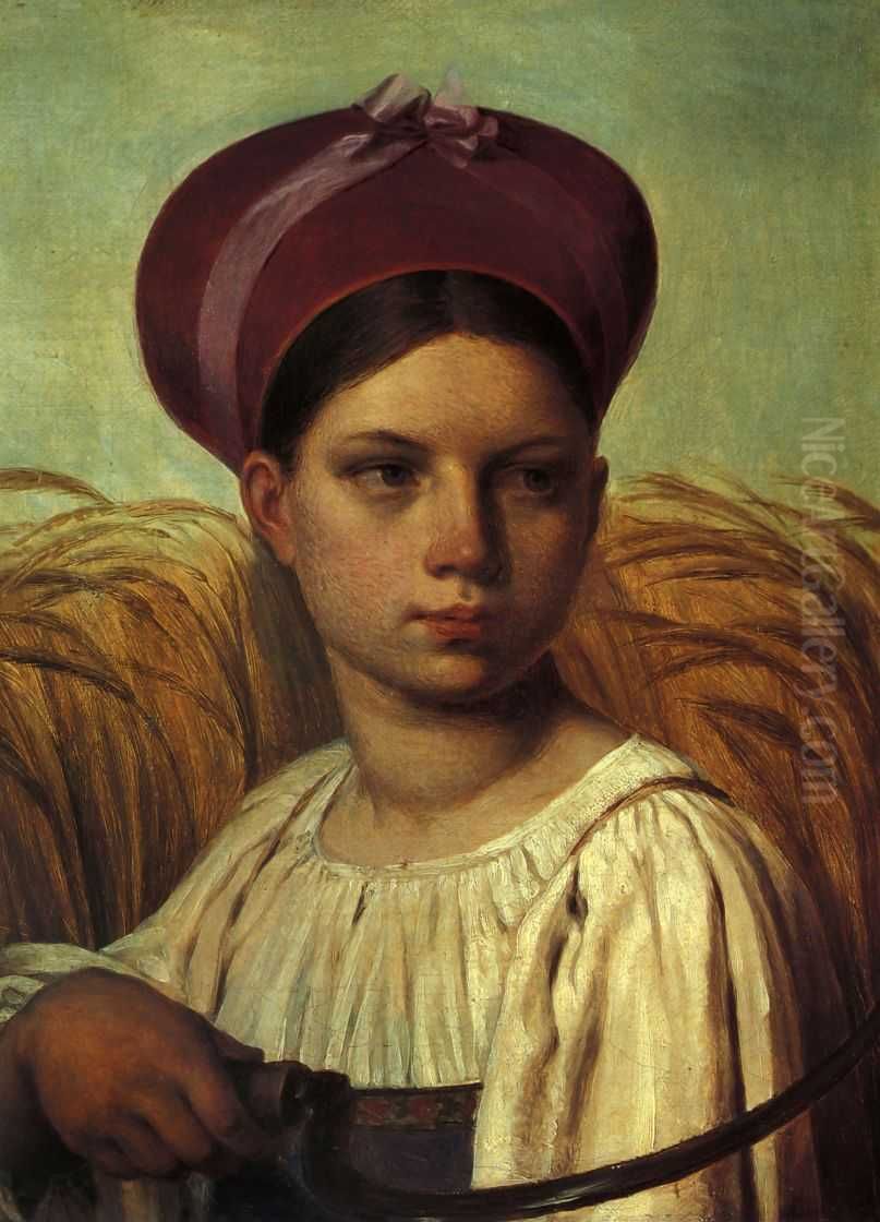 <<Znica>> Oil Painting by Alexey Venetsianov