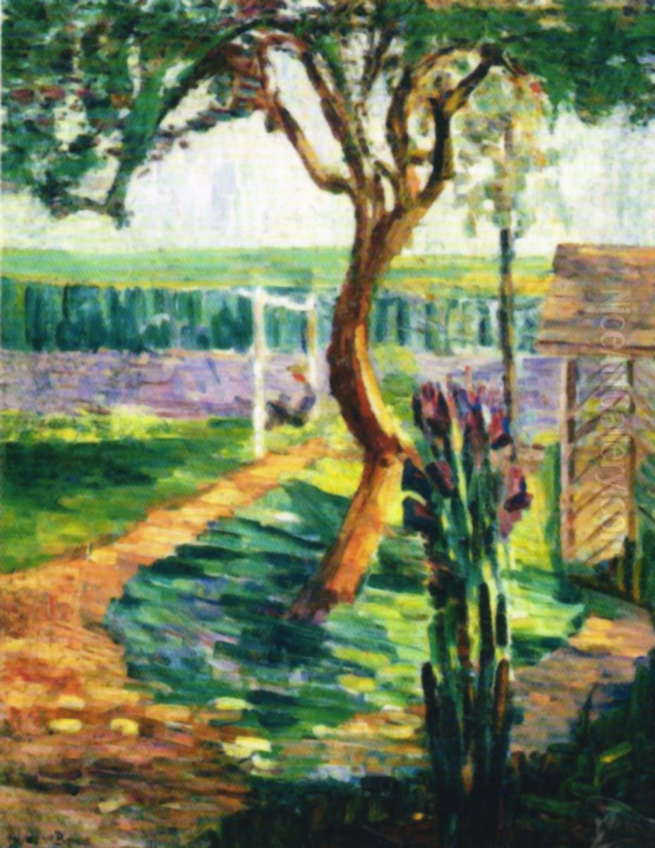 Im Garten Oil Painting by Alma del Banco Im Garten Oil Painting by Alma del Banco