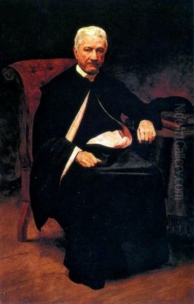 Padre Miguel Correa Pacheco Oil Painting by Jose Ferraz De Almeida Junior