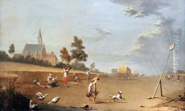 Die Ernte Oil Painting by Norbert Grund