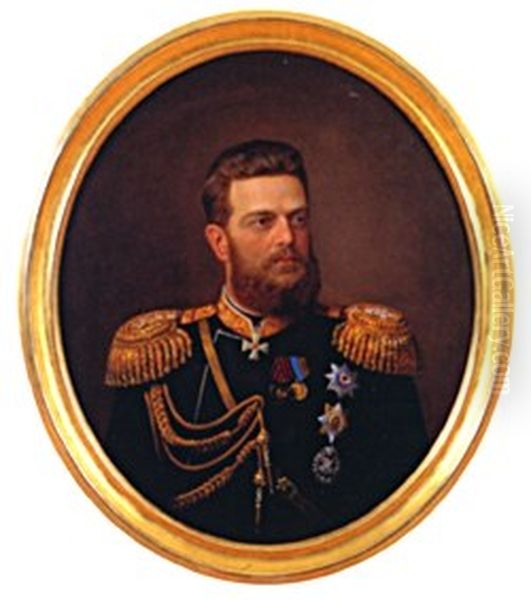 Portrait ofGrand Duke Vladimir Alexandrovich of Russia Oil Painting by Unidentified painter