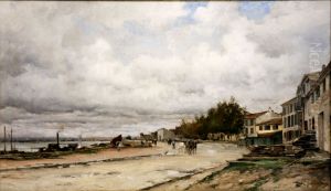 Quai du Rhone a Avignon