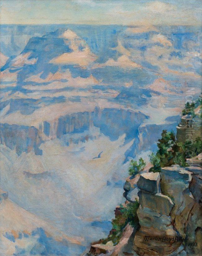 Canyon with Bird Oil Painting by Marion Boyd Allen