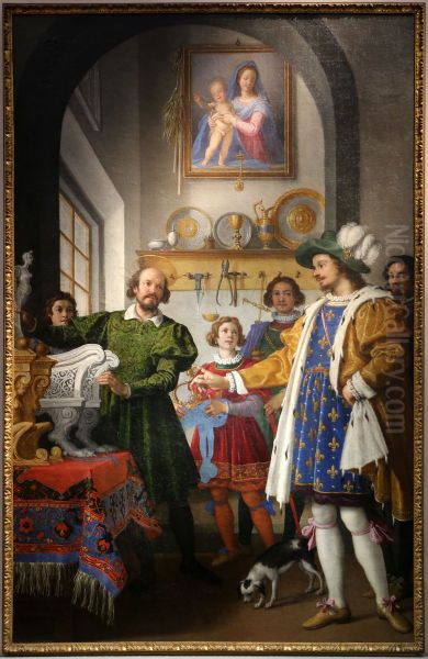 L'onesta di Sant'Eligio Oil Painting by Jacopo da Empoli