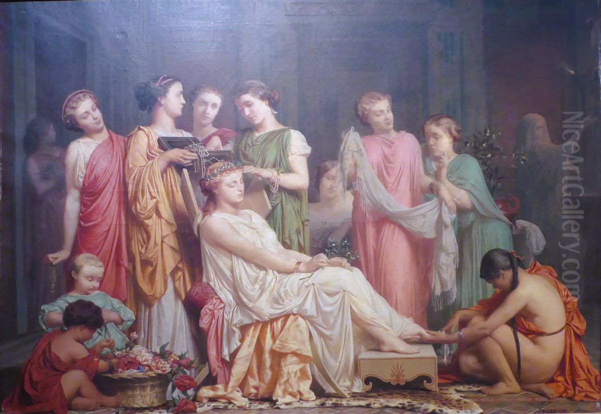 The Groom of the Bride Oil Painting by Armand Felix Marie Jobbe-Duval