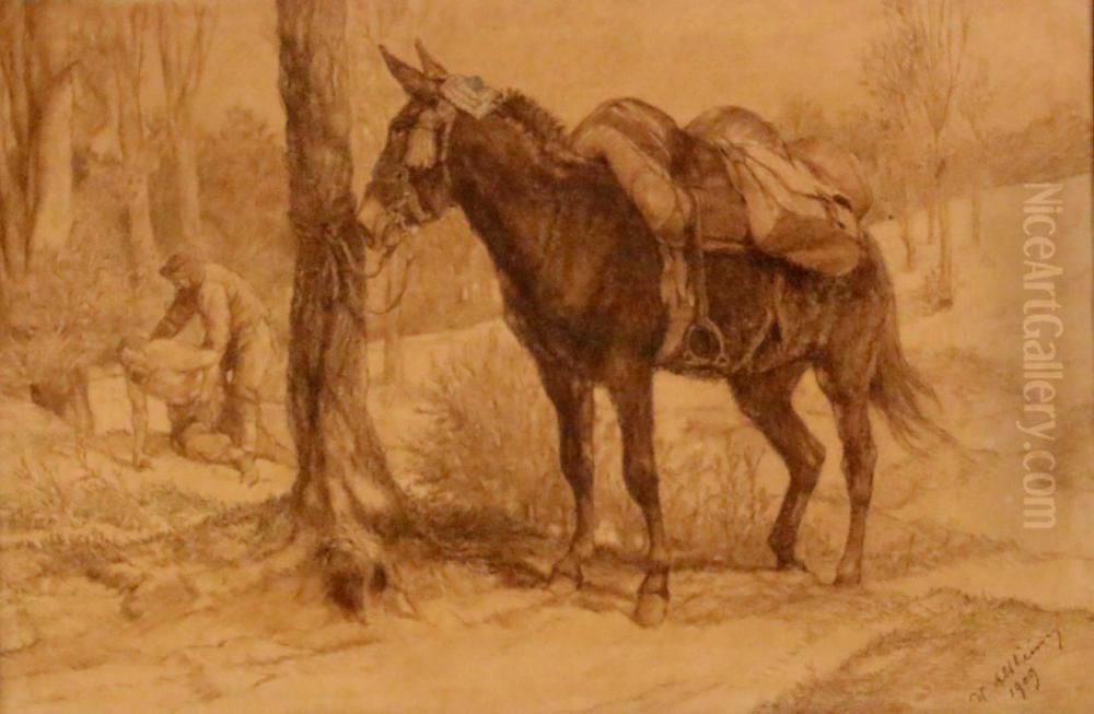 The good Samaritan Oil Painting by Wilhelm Altheim