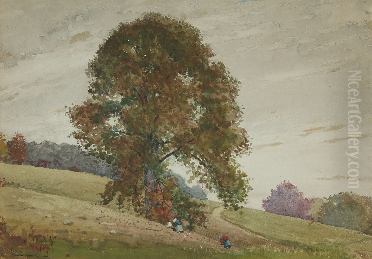 The Chestnut tree Oil Painting by Winslow Homer