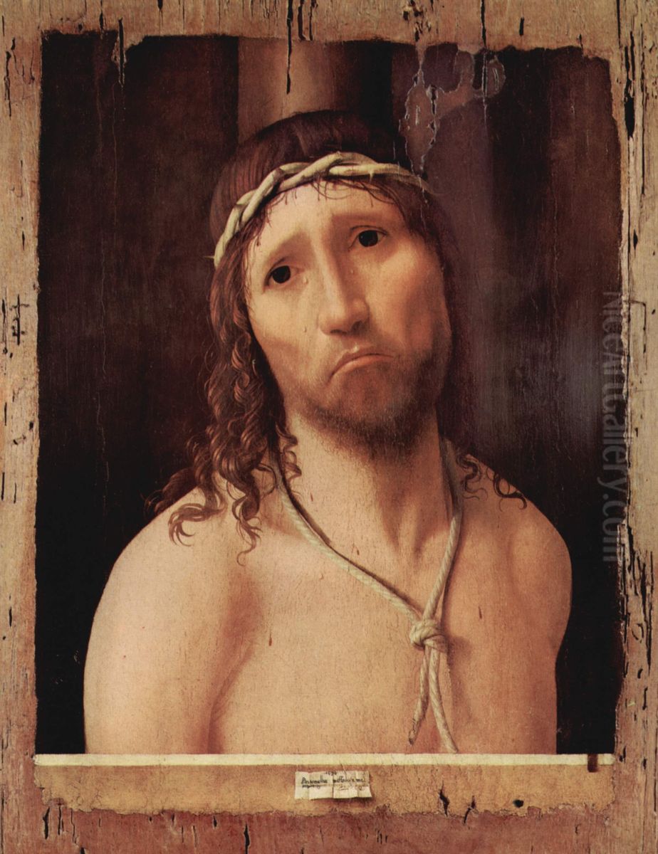 Ecce Homo Oil Painting by Antonello da Messina