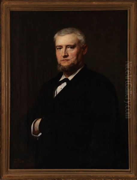 Portrait of Carl Martin von Stegmann Oil Painting by Karl Jager