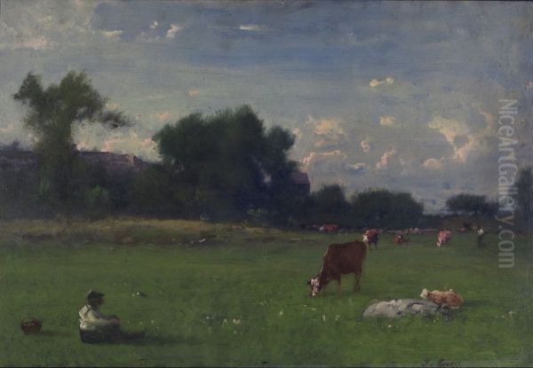 Landscape Oil Painting by George Inness