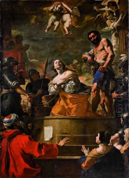The Martyrdom of Saint Catherine Oil Painting by Mattia Preti