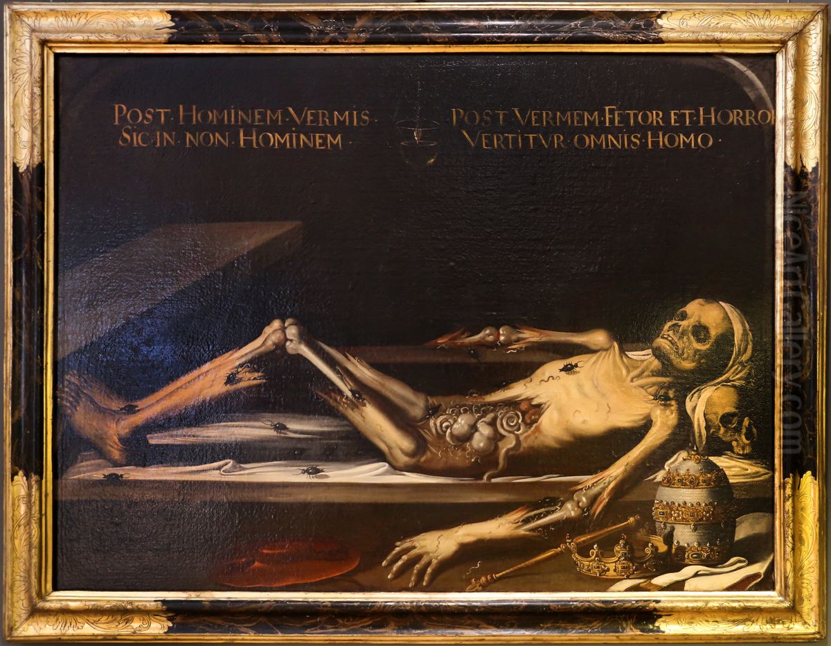 Vanitas Oil Painting by Juan De Valdes Leal Vanitas Oil Painting by Juan De Valdes Leal