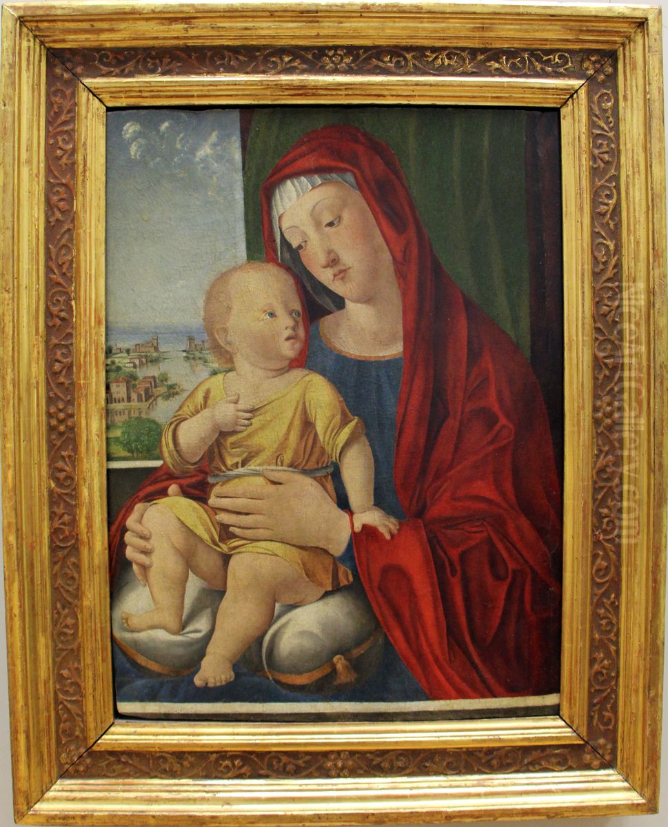Madonna and Child Oil Painting by Alvise Vivarini