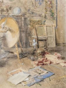 The artist's studio