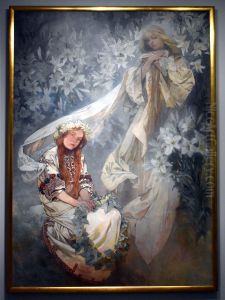 Vierge aux lys